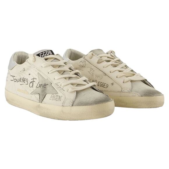 Super Star Sneakers - Golden Goose Deluxe Brand - Leather - White - Picture 2 of 3